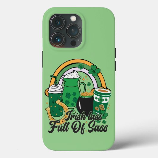 Ierse Lass vol Sass - Cheeky St. Patrick's Day Case-Mate iPhone Case (Achterkant)
