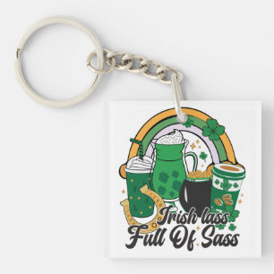 Ierse Lass vol Sass - Cheeky St. Patrick's Day Sleutelhanger