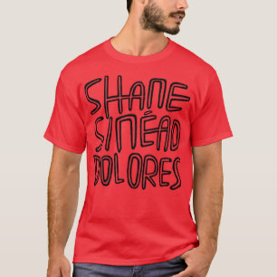 Ierse legendes Shane MacGowan Sinead OConnor Dolor T-shirt