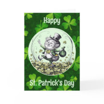 Ierse Leprechaun brengt geluk