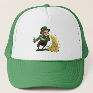 Ierse Leprechaun die Lucky Cookies Funny gooit  Trucker Pet