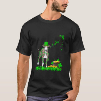 Ierse Leprechaun Lucky Italiaanse Greyhound Hond S T-shirt