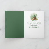 Ierse Leprechaun met een Pot met Goud Kaart (Binnen)
