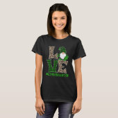 Ierse leraar St Patricks Day Love Kindergarten Te T-shirt (Voorkant volledig)
