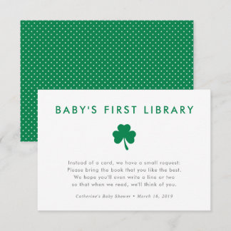 Ierse Lucky Charm-boeken voor Baby's Eerste Biblio Kaart