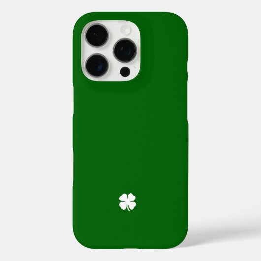 Ierse Lucky Green Vierbladige Klaver Case-Mate iPhone Case (Achterkant)