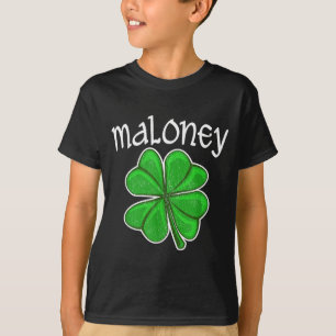 Ierse Maloney Lucky Clover St. Patrick's Day T-shirt
