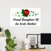 Ierse mam poster (Thuiskantoor)