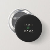 Ierse Mama Shamrock Ronde Button 5,7 Cm (Voorkant /achterkant)