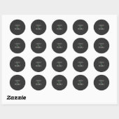 Ierse Mama Shamrock Ronde Sticker (Vel)