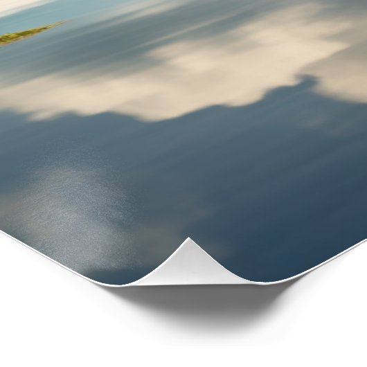 Ierse man in een Iers landschap Perfect Poster (Hoek)