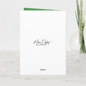 Ierse man met Lucky Clovers Kaart (Achterkant)