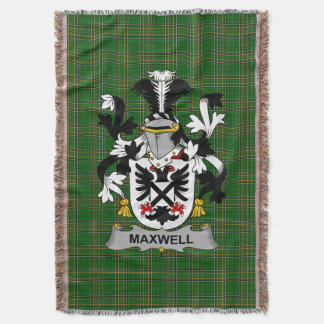 Ierse Maxwell Wapen van Familie Crest Ierland I Deken