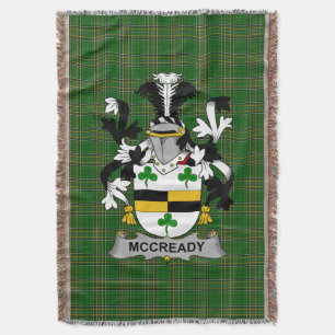 Ierse McCready of McCreadie Wapen van Familie C Deken