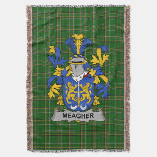 Ierse Meagher of O_Maher Wapen van Familie Crest Deken