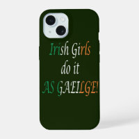 Ierse meisjes doen het als Gaeilge op Ierse vlag i