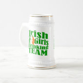 Ierse meisjes drink team bierpul (Voorkant links)
