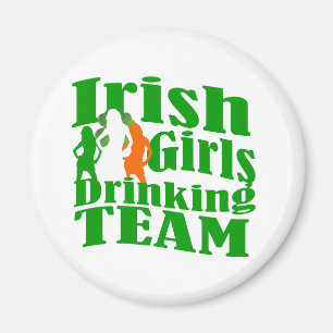 Ierse meisjes drink team magneet