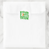 Ierse meisjes drink team ronde sticker (Tas)