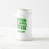 Ierse meisjes drink team St Patrick's day Bierpul (Voorkant links)