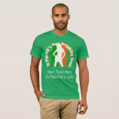 Ierse meisjes drink team t-shirt (Voorkant volledig)