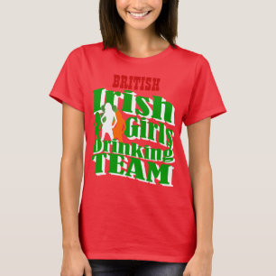 Ierse meisjes drink team t-shirt