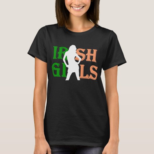 Ierse meisjes St Patrick's day T-shirt (Voorkant)