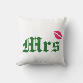 Ierse mevrouw Wedding Pillow Kussen