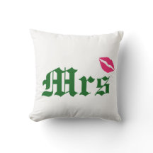 Ierse mevrouw Wedding Pillow