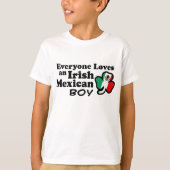 Ierse Mexicaanse jongen T-shirt (Voorkant)