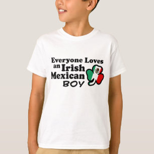 Ierse Mexicaanse jongen T-shirt