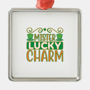 Ierse minister Lucky Charm Metalen Ornament