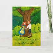 "Ierse Minnaars" - Gelukkig Jubileum van haar Kaart (Voorkant)