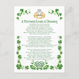 Ierse moeders liefde is een zegen briefkaart