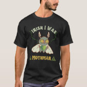 Ierse mothman St. Patrick's Day T-shirt (Voorkant)