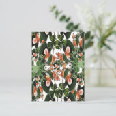 Ierse muis caleidoscoop twee St Patrick's Day Briefkaart (Staand voorkant)