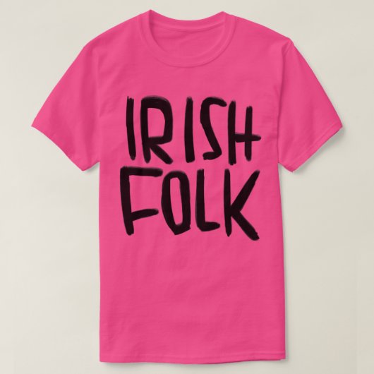 Ierse muziek Ierse folk T-shirt (Design voorkant)