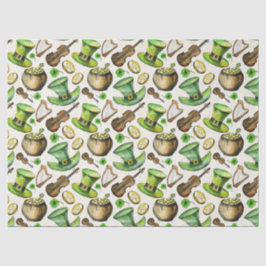 Ierse muziek voor St. Patrick's Day Tissuepapier