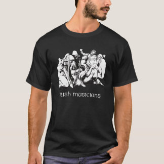 Ierse muzikanten - zwart t-shirt