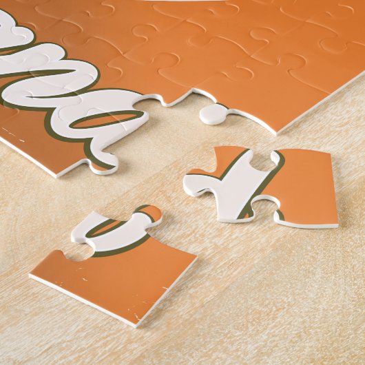 Ierse nationale retro-reisposter legpuzzel (Zijkant)