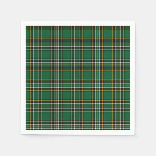 Ierse Nationale Tartan Servet (Voorkant)