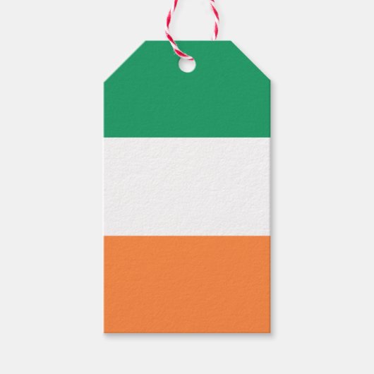 Ierse Nationale Vlag, Ierse standaard, Banier Cadeaulabel (Voorkant)