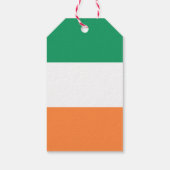 Ierse Nationale Vlag, Ierse standaard, Banier Cadeaulabel (Achterkant)