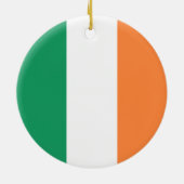 Ierse nationale vlag, Ierse standaard, Banier Keramisch Ornament (Achterkant)