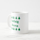 Ierse Nollaig Shona Koffiemok (Voorkant links)