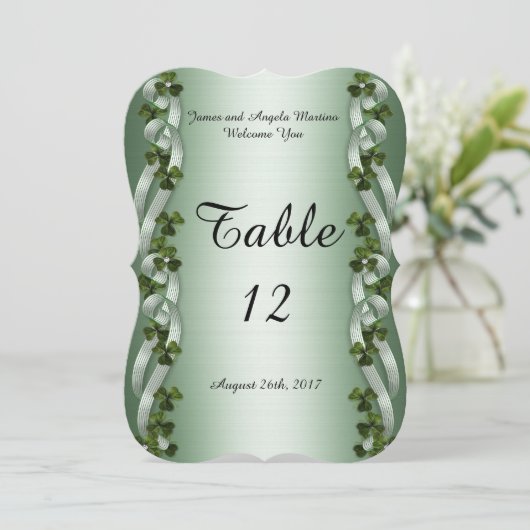 Ierse nummerkaarten kaart (Staand voorkant)