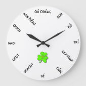 Ierse nummers Wandklok boog1 (Voorkant)