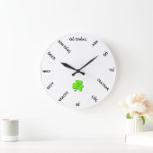 Ierse nummers Wandklok boog1 (Huis)