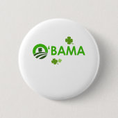 Ierse Obama Ronde Button 5,7 Cm (Voorkant)