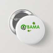 Ierse Obama Ronde Button 5,7 Cm (Voorkant /achterkant)